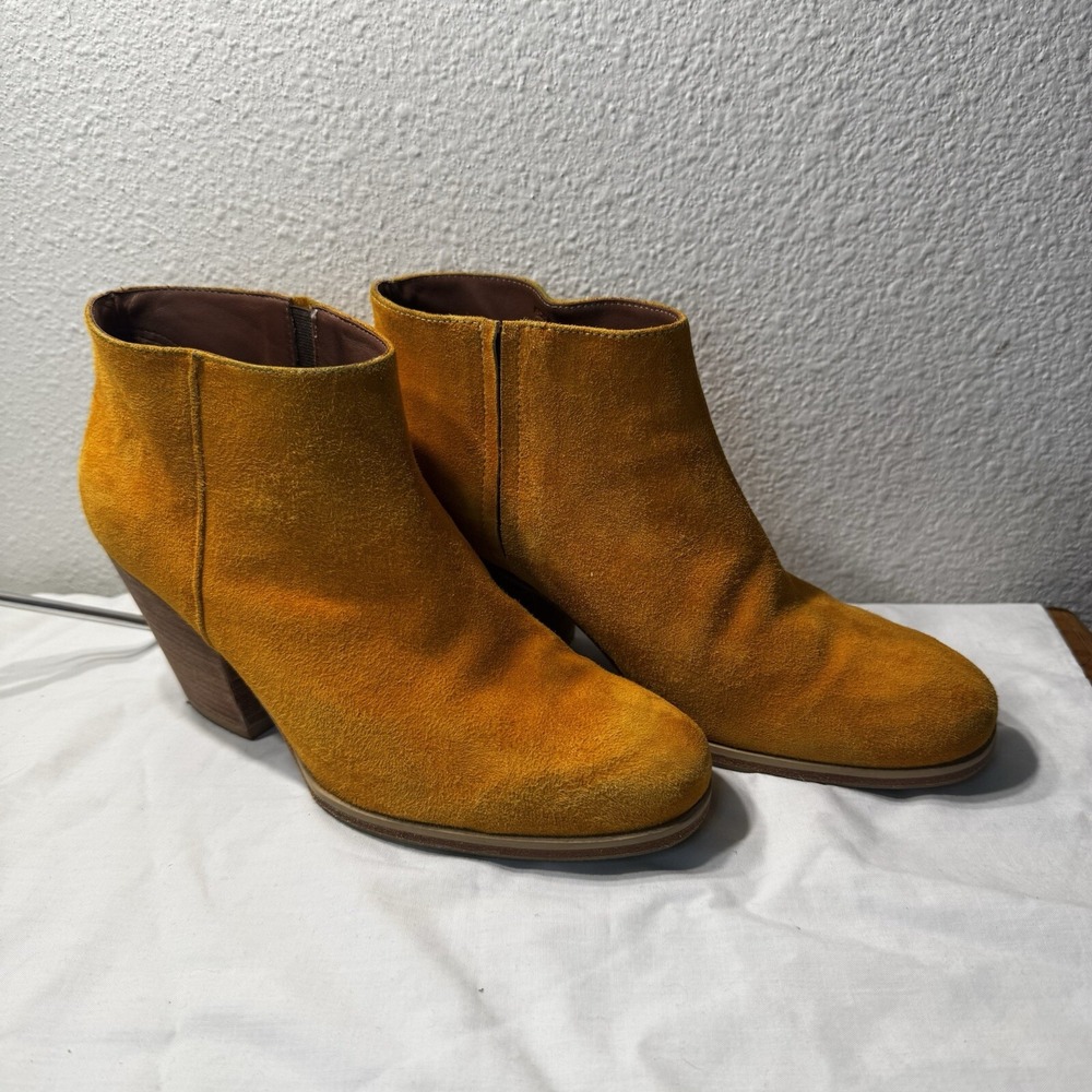 Rachel Comey Women's Pumpkin Suede Ankle Boot Size 6 Shoes Boho Heels